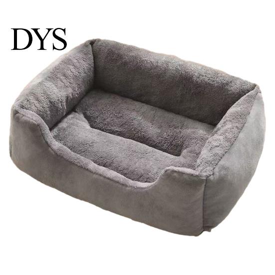 Soft Rectangular Bed for Pets Plush Cat Bed, Cozy Pet Lounge Anti-slip Bottom, Cats Washable Couch Indoor Small Dogs Puppies Machine