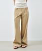 MONGDOL Essential One-Tuck Wide Pants Beige Mdpt049Beige