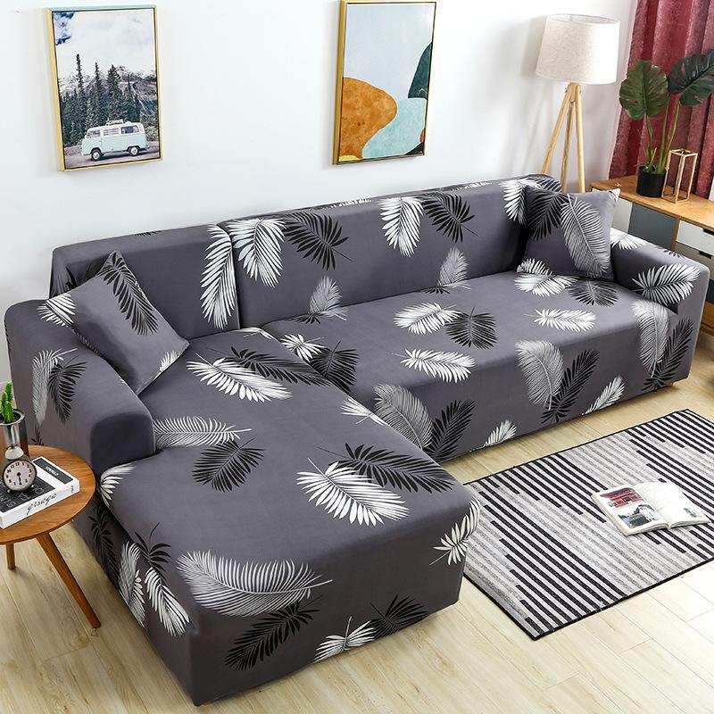 Elastic All-Inclusive Non-Slip Sofa Cover Sofa Slipcover Solid Color