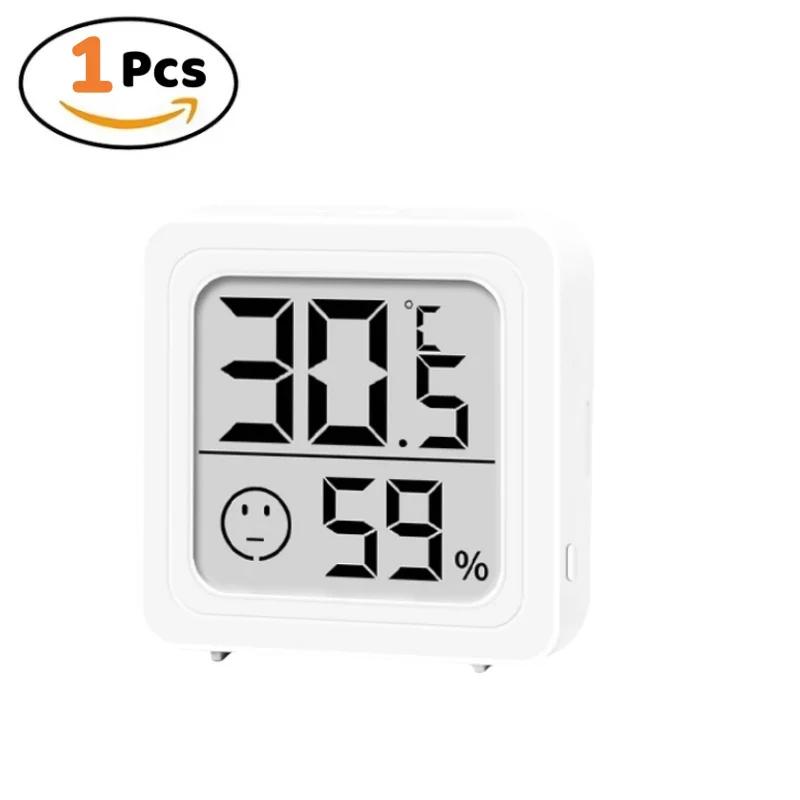 Mini Digital Hygrometer Indoor Thermometer Humidity Meter with Temperature and Humidity Monitor for Baby Room Cellar Greenhouse
