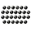 1 Paire Bouton de Manchette Lettre Mariage Formel Initial Alphabet Acier Inoxydable Bouton de Manchette