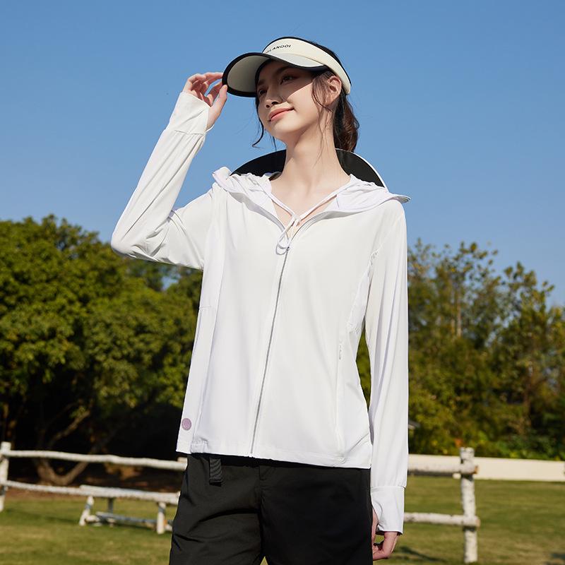 Ice Silk UV Protection Clothing: Unisex Outdoor Sun Shield with Detachable Hood for Cycling, Running, and Fishing