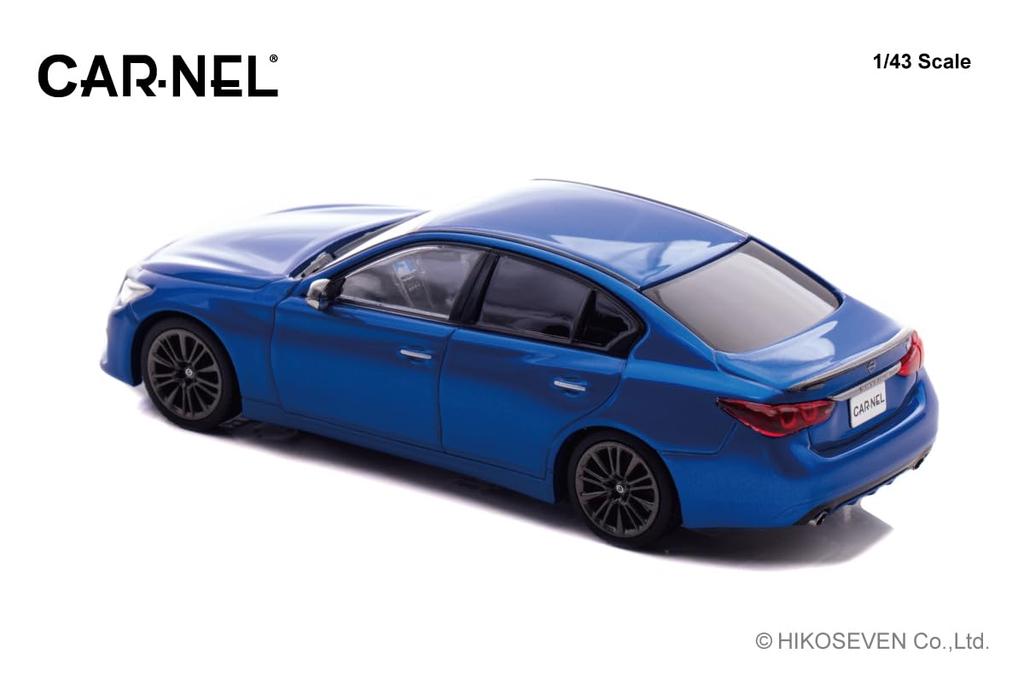 Hiko Seven Nissan Skyline 400R Limited 2026 Wangan Blue Finished Model CN432601 (CARNEL) 1/43 (V37)