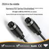 GX12 Aviation Plug: Male/Female Connectors with 2-10 Pins, Injection Molded Integration