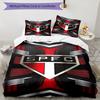 Paulo Fc Emblem Printed Pattern Duvet Cover Set – Includes 1 Duvet Cover and 2 Matching Pillowcases Bedroom Decor Christmas Gifts