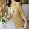 Women's Lace Suit Jacket - Slim Fit, Korean Style, Spring/Autumn 2025 Fashion