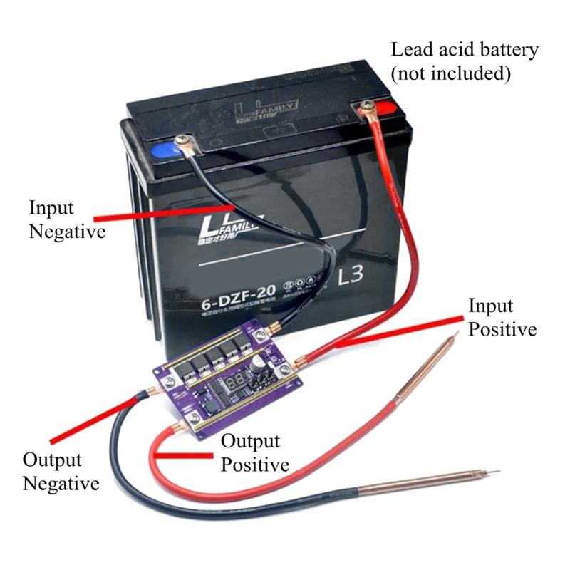 12V Spot Welder DIY Board 99 Gears Power Spot Welding Control Board Adjustable for Welding 18650 Battery Nickel Sheet