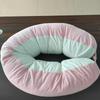 Multi-Functional Pea Bolster Pillow for Girls and Pregnant Women, Full-Body Support for Side Sleeping and Leg Clamping