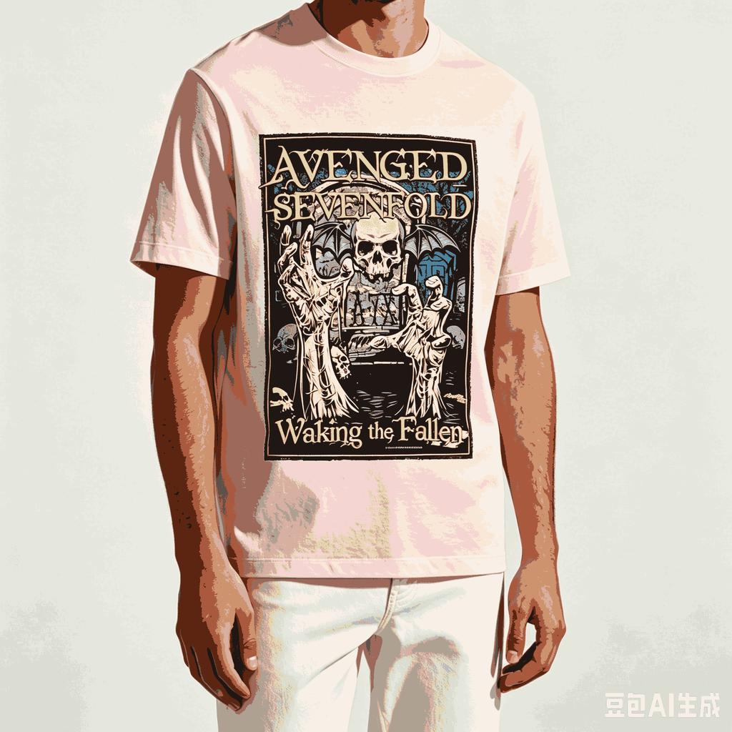 Avenged Sevenfold Na Prezent dla Fana Koszulka Unisex Unisex Harajuku Oversize Unisex Krótki Rękaw Streetwear Wysokiej Jakości Oddychająca Koszulka