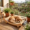 Arc Shaped Cat Rocking Chair Wear-Resistant Cat Sleeping Bed Cat Scratching Pads  Playing