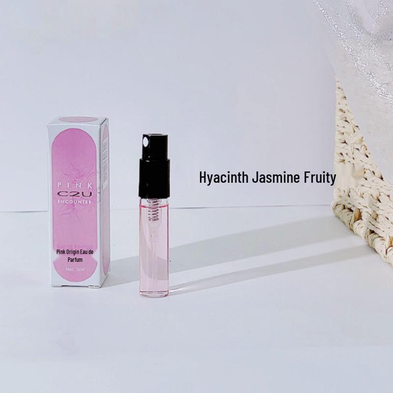 C2U White Tea Fresh Perfume Sample 3ml with Atomizer, Portable Women's Spray