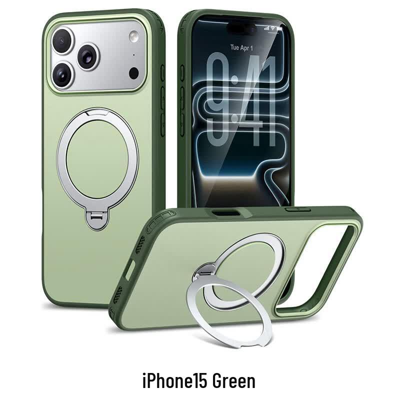 CAXITON Magnetic Ring Holder iPhone 15 Case
