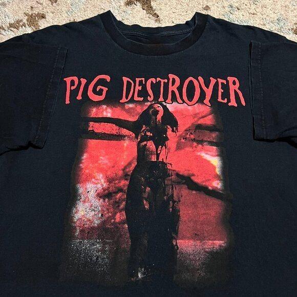 Винтажная футболка Pig Destroyer Stab Me Again для взрослых BL631 Унисекс M