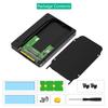 PCIe 5.0 M.2 NVMe to U.2 SFF-8639 Adapter with Full Aluminum Heat Dissipation, Supports 2230-2280