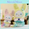 Doll Mermaid Rabbit Plush Toy Colorful Animal Pillow Christmas Gift For Girls
