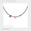 EManco Dropshipping Personalized Jewelry Colorful Rhinestone Necklace Diy Letter Heat Charm Constellations Necklace for Women
