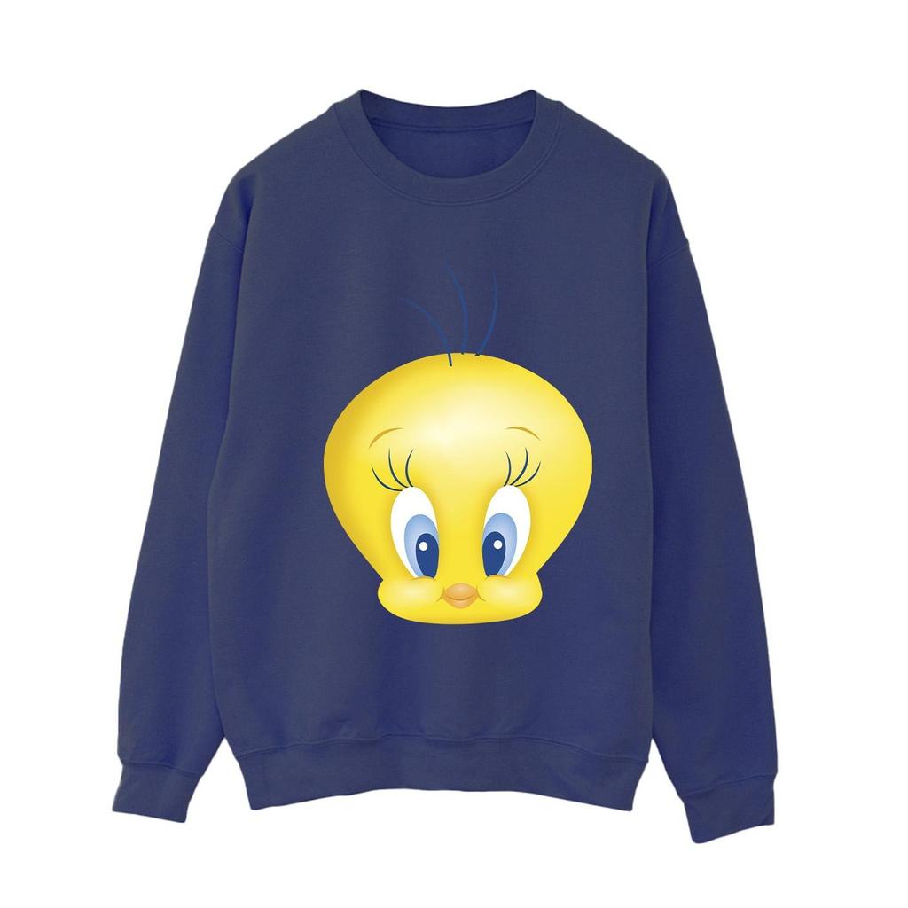 Looney Tunes Womens/Ladies Tweety Face Sweatshirt
