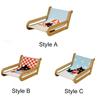 Universal Wooden Pet Sofa Bed Cartoon Removable Cat Rocking Chair Wear-Resistant Dog Bed Chairs Four-Season