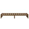 Solid Wood Bed Frame without Mattress Honey Brown 75 x 190 cm