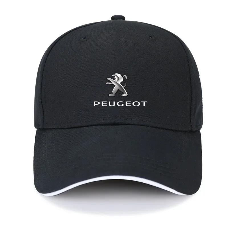 

2026 Гаряча наклейка на авто Зовнішня кепка-соломянка Бейсболки Регульована кепка Snapback Кепка в стилі Hip Hop Для Peugeot 408 4008 308 3008 Rifter 5008 чорний