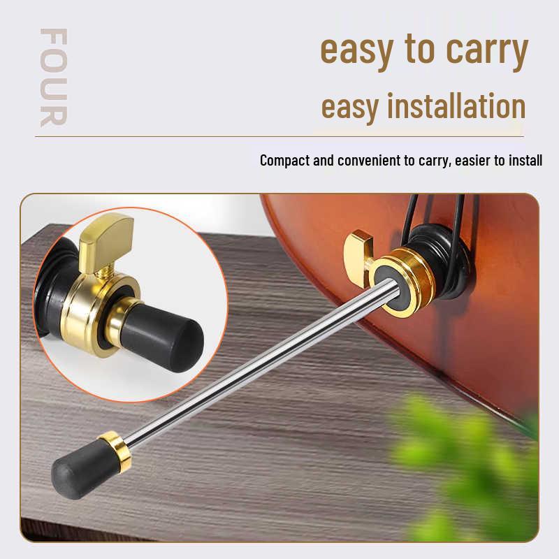 Double Bass Tailpiece Endpin Accessories - Rubber Ring, Leather Pad, Silicone Non-Slip Sleeve