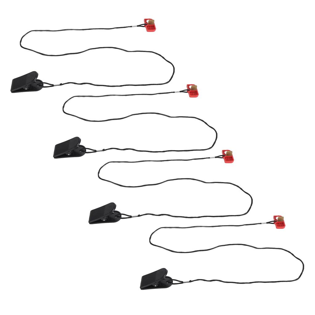 4PCS Treadmill Emergency Stop Switch with Magnet Running Machine  Clip Fitness Accessory Key L