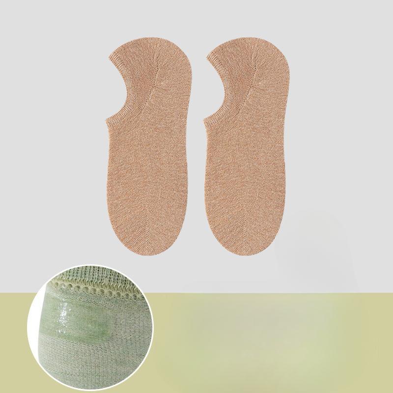 Female Summer Thin New Cotton Shallow Mouth Invisible Non Slip Not To Drop with The Boat Socks
