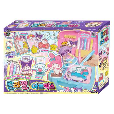 [Mimi World Official] Sanrio Characters Color Gel Art Box, beliebte koreanische Charakterspielzeuge