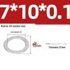 304 Stainless Steel Ultra-Thin Flat Washers - Available in Thickness: 0.1mm, 0.2mm, 0.3mm, 0.5mm