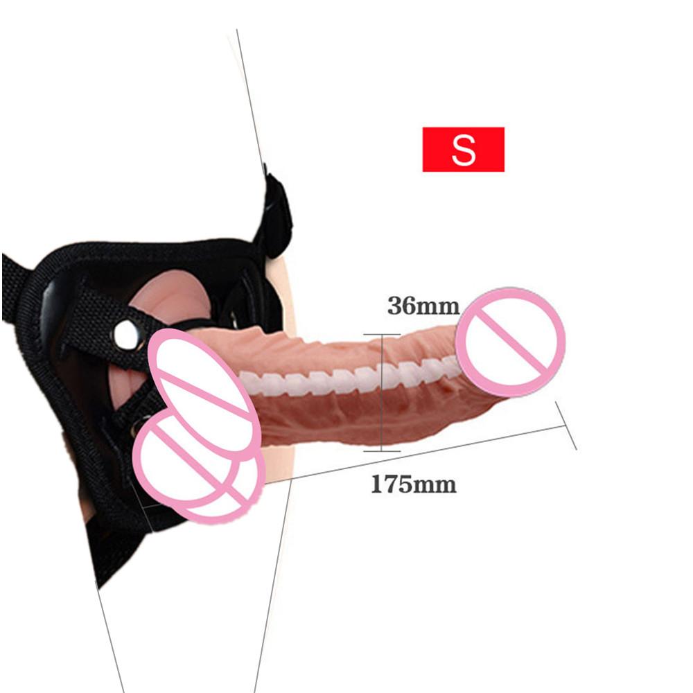 Wearable Strapon Dildo Panties G Spot Stimulator Adult Games Strap On Penis Pants Erotic Anal Sex Toys for Women Men Lesbian Gay