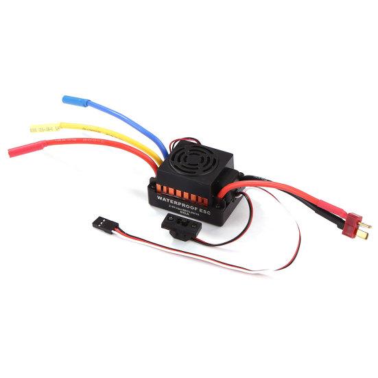 Waterproof 12-slot 4-pole ESC High Torque 5.5V Brushless Motor for RC Car Truck