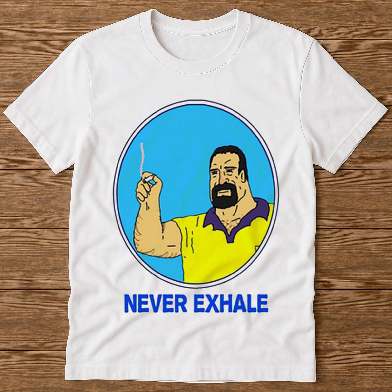 Never Exhale Mike Nolan The Big Lez Show Sassy The Sasquatch Tee T-Shirt 1618 2XL