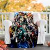 My Hero Academia Theme Printed Blanket - Perfect for Couch, Bed, Travel & Outdoor Use | Machine Washable, Cozy & Durable.