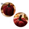 Plush Pumpkin Decor Mini Artificial Decoration, Fall 3D Stuffed Decorative Fabric Pumpkins Ornament for Autumn Halloween Thanksgiving Decoration Teddy