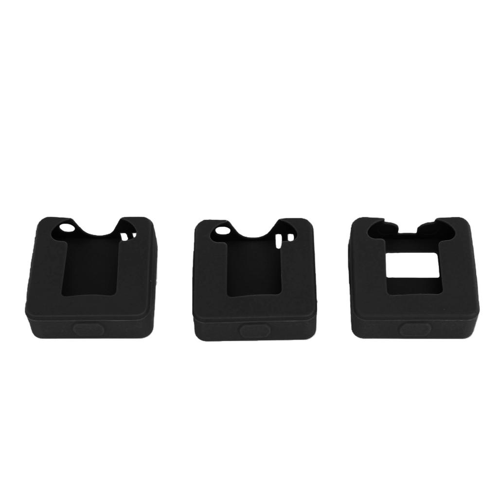3 Pezzi Custodia Protettiva in Silicone Adatta per RODE Wireless Go II Sistema Microfonico Cover Protettiva Microfono Antiurto