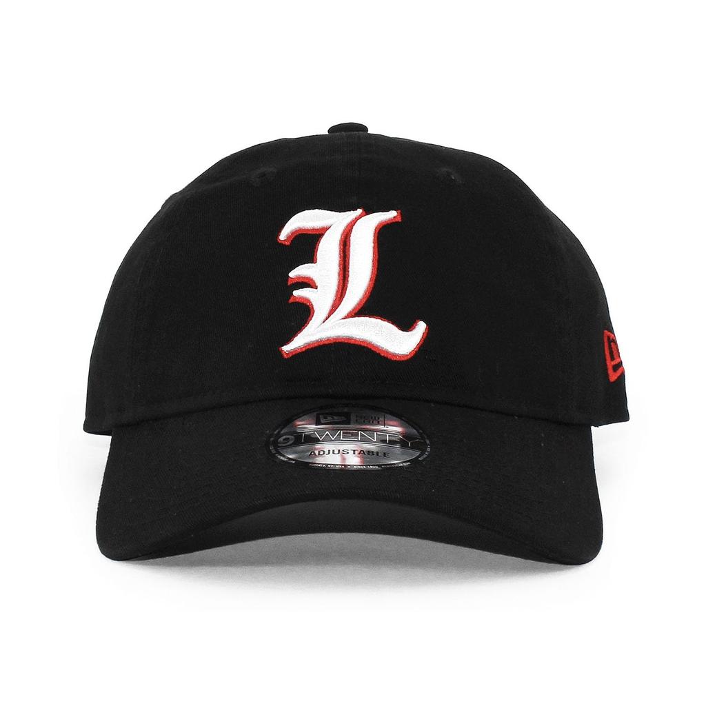 New Era 9TWENTY CORE CLASSIC STRAPBACK CAP SNAPBACK NCAA College 920 Cap Cardinals (Louisville (Black)) [Used]