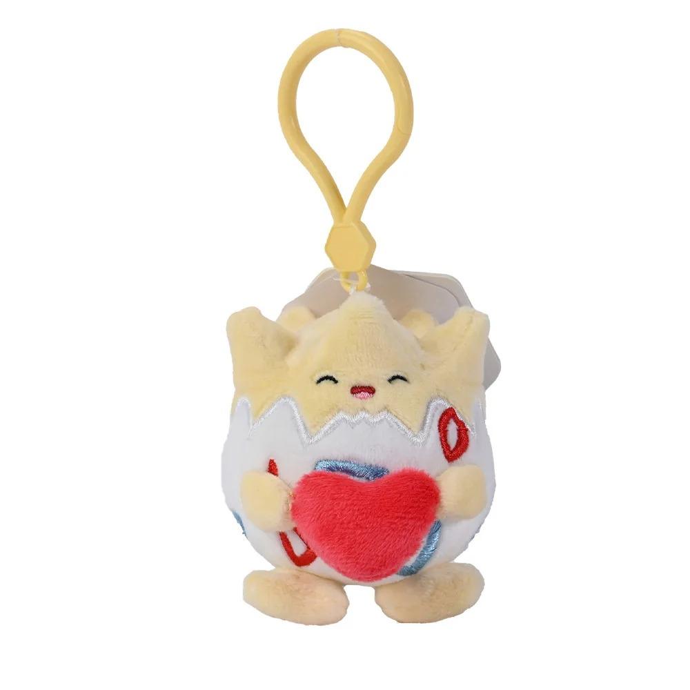 Manga Pikachu Keyring Gengar Togepi Sprigatito Mew Jigglypuff Mimikyu Filled Plaything Adorable Fluffy Keychain Plushies Ornament Favors