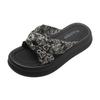 Cool Slippers Female Summer Outer Wear 2025 Summer New Fairy Style High-end Feeling with Skirt Thick-bottomed Beach Cool Slippers Female