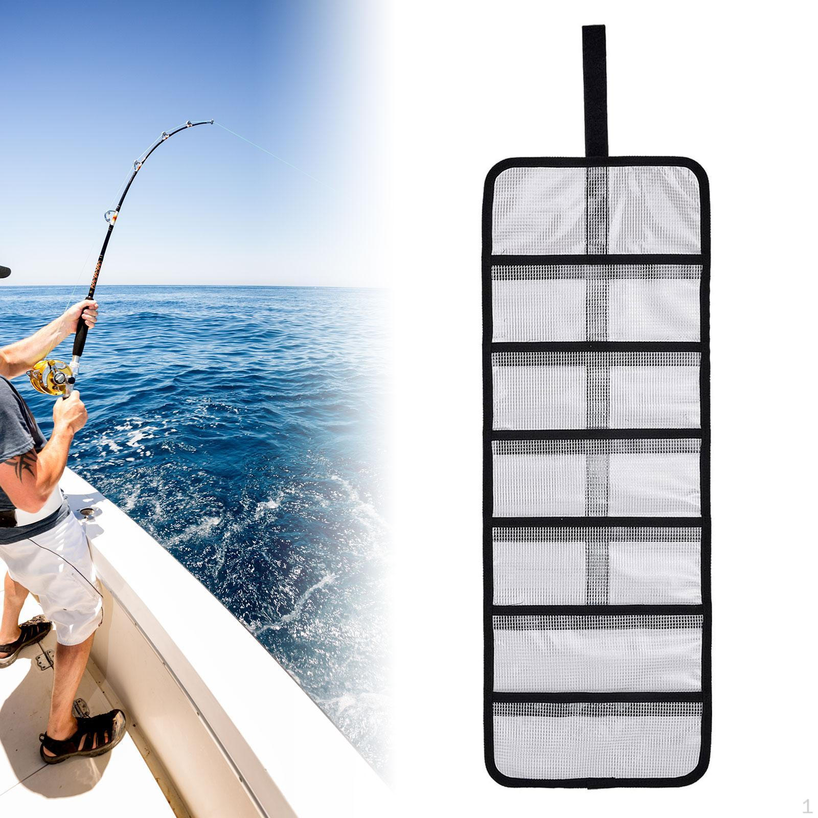 

Bag Foldable Portable Tackle Storage PVC Cover Trolling Lure Box for Saltwater белый