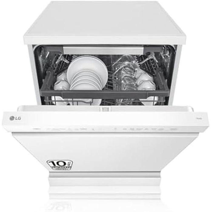 Lave-vaisselle - LG DF355FW - 60 cm - Moteur à induction - Départ différé - 9,5 L par cycle