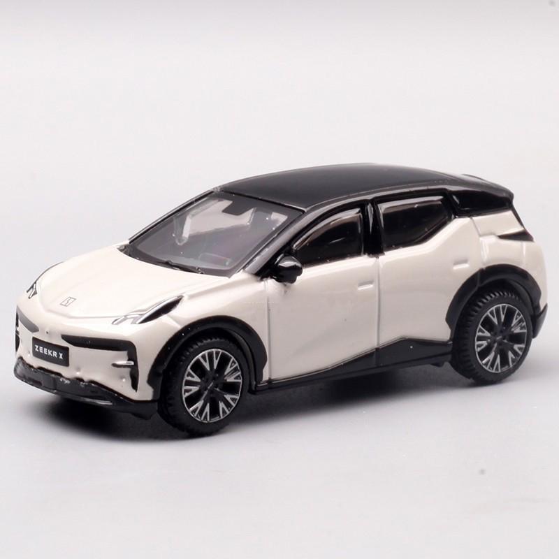1:64 ZEEKR 001 ZEEKR 009 ZEEKR X Car Model ZEEKER 001 Car Metal Alloy Model Toy Car For Kid Gifts Collection Display box