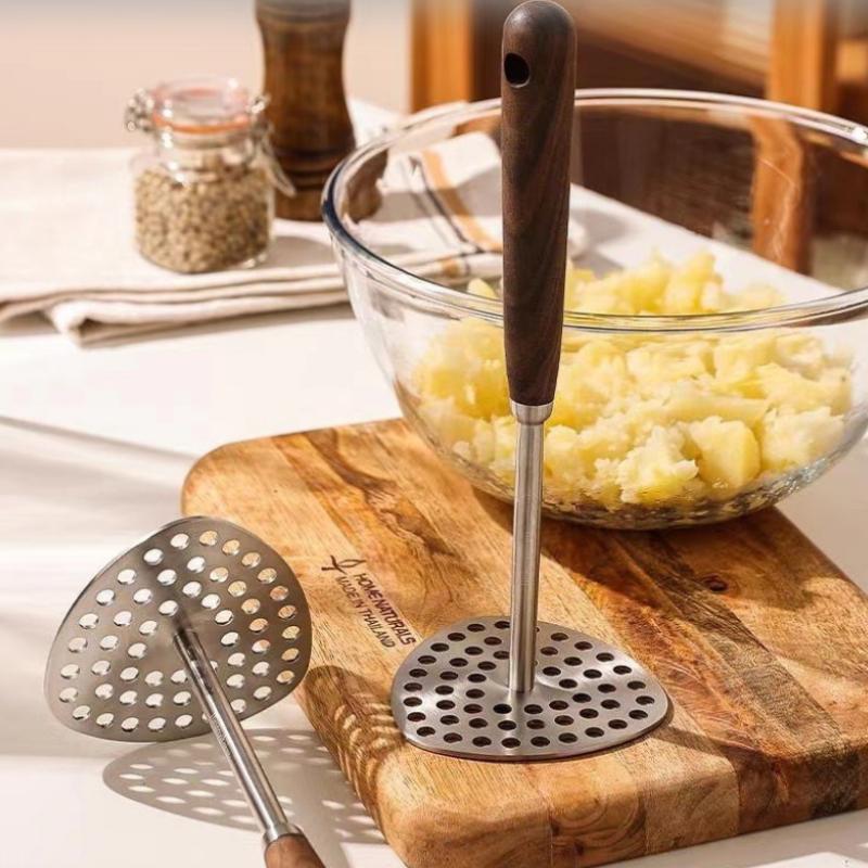 1Pcs 201 Stainless Steel Mashed Potato Press Household Purple Sweet Potato Press Baby Food Press Tool