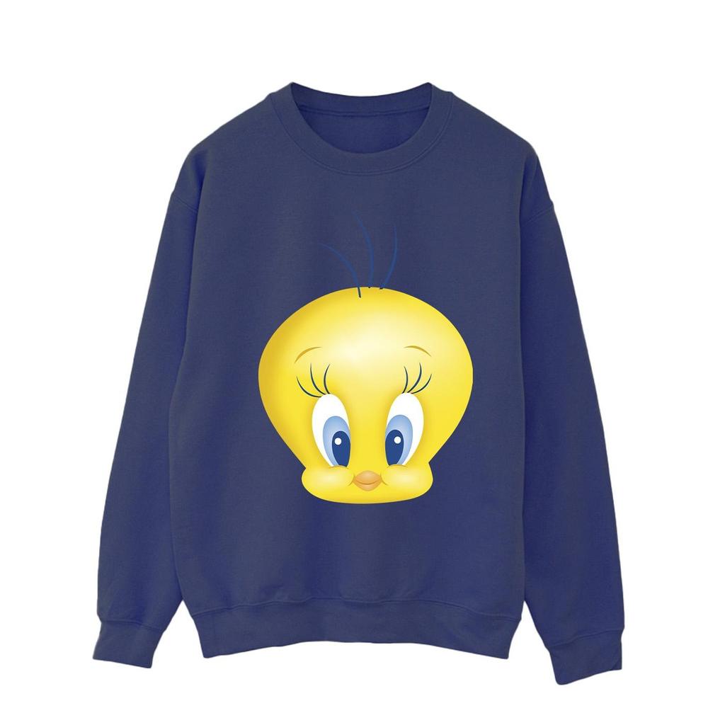 Looney Tunes Mens Tweety Face Sweatshirt