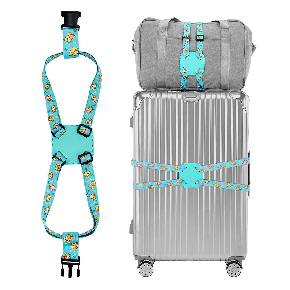 Elastic Luggage Straps for Cross-Packing and Reinforcement