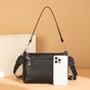 Fashionable Genuine Leather Crossbody Bag, with High-end Style, Multi-layered and Large Capacity, Single-shoulder Bag