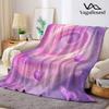 Purple Galaxy Hearts Flannel Blanket Warm Soft Halloween Christmas Decorative Couch Warm Cozy All-Season Gift