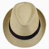 LNPBD Hot Unisex Women Men Fashion Summer Casual Trendy Beach Sun Straw Panama Jazz Hat Cowboy Fedora Hat Gangster Cap