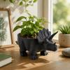 Desktop Decoration Dinosaur Flowerpot Funny Small Storage Animal Figurine Mini Flower Pot  Office