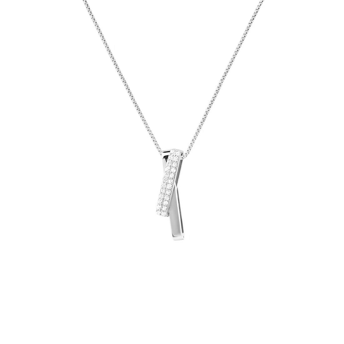 

New Sterling Silver Necklace Shiny Personality Charm Woman Pendant Geometric Shape Choker Birthday Gift Exquisite Jewelry платиновый