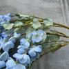6 Forks Artificial Wisteria Flowers Purple Decorative Artificial Faux Plants Vine Bushy Vine Rattan Fake Flower String